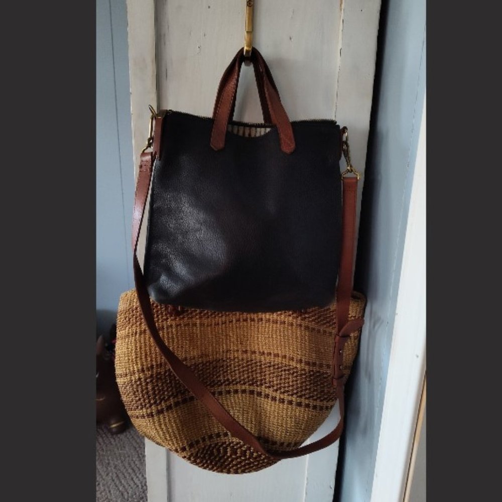 Madewell Leather Mini Transport Crossbody w/ Cotton Liner